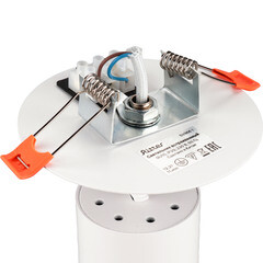 Светильник встраиваемый GU10 поворотный белый 40 Вт IP20 Ritter Artin (59966 1) - фото 9