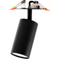 Светильник встраиваемый GU10 поворотный черный 40 Вт IP20 Ritter Artin (59967 8) - фото 14