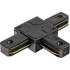 Коннектор для однофазного шинопровода T-образный Ritter Artline черный (59748 7) - фото 1