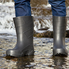 Сапоги EVA мужские размер 45-46 темно-серые Викинг (СП-400) - фото 2