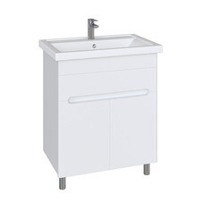 Комплект тумба с раковиной Sanstar Модена 70 см напольная белая (224.1-1.4.1.К)