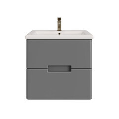 Комплект тумба с раковиной Sanstar Noche 50 см подвесная графит софт (421.1-1.4.1.ККОМ) - фото 8