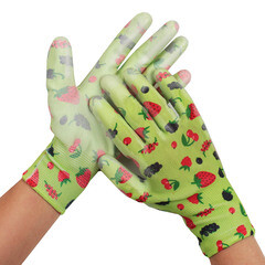 Перчатки полиэстеровые с латексным обливом Garden Show 466717 L - фото 13