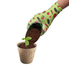 Перчатки полиэстеровые с латексным обливом Garden Show 466717 L - фото 7