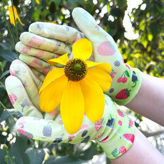 Перчатки полиэстеровые с латексным обливом Garden Show 466717 L - фото 6