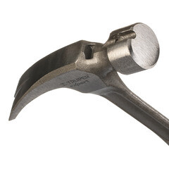 Молоток-гвоздодер цельнометаллический Truper 450 г двухкомпонентная ручка (17857) - фото 3