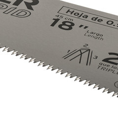 Ножовка по дереву Truper 450 мм 7 зуб/дюйм средний зуб - фото 4