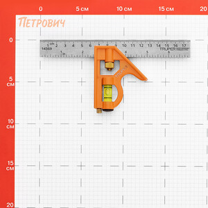 Угольник строительный Truper 180 мм с уровнем стальной — купить в Санкт-Петербурге: цены, характеристики, отзывы и фото в интернет-магазине Петрович.