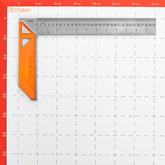 Угольник строительный Truper 300 мм стальной - фото 4