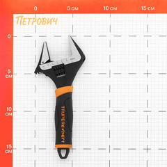 Ключ разводной с тонкими губками Truper Expert 150 мм с увеличенным захватом двухкомпонентная рукоятка - фото 4