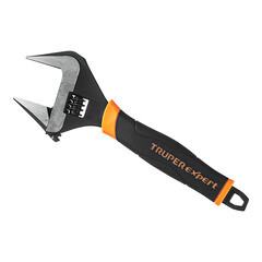 Ключ разводной с тонкими губками Truper Expert 200 мм с увеличенным захватом двухкомпонентная рукоятка - фото 1