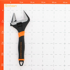 Ключ разводной с тонкими губками Truper Expert 250 мм с увеличенным захватом двухкомпонентная рукоятка - фото 4