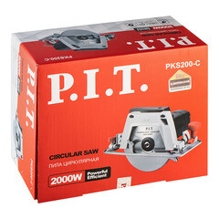 Пила дисковая электрическая P.I.T. 2000 Вт 200 мм (PKS200-C) - фото 3