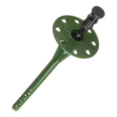 Изображение товара Дюбель для теплоизоляции Daxmer 10х160 мм металлический гвоздь с термоголовкой (250 шт.)