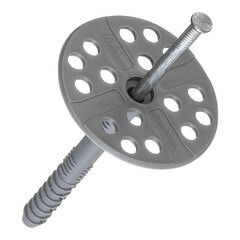 Изображение товара Дюбель для теплоизоляции Daxmer 10х90 мм металлический гвоздь (250 шт.)