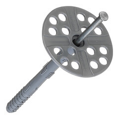 Изображение товара Дюбель для теплоизоляции Daxmer 10х120 мм металлический гвоздь (250 шт.)