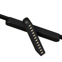 Изображение товара Светодиодный трековый светильник магнитный Arte Lamp Rapid 3000К 12 Вт 3 кв.м черный (A1161PL-1BK)