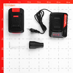 Пила дисковая аккумуляторная P.I.T. One Power 20 В 4Ач Li-Ion d165 мм с АКБ и ЗУ (PKS20H-165A/1) - фото 6