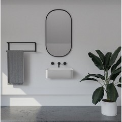 Раковина Abber Stein 50 см подвесная белая матовая (AS2626) - фото 3