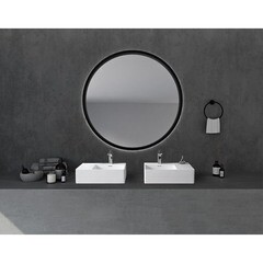 Раковина Abber Stein 56 см накладная белая матовая (AS2644 R) - фото 3