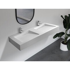 Раковина Abber Stein 152 см подвесная белая матовая (AS2643-1.5) - фото 3