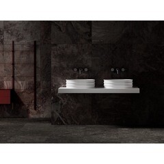 Раковина Abber Stein 56 см накладная белая матовая (AS2650) - фото 3