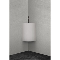 Раковина Abber Stein 42 см подвесная белая матовая (AS2625) - фото 3