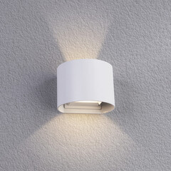 Светильник светодиодный садово-парковый настенный Arte Lamp Rullo 3000К 6 Вт IP54 (A1415AL-1WH) - фото 4