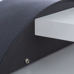 Светильник светодиодный садово-парковый настенный Arte Lamp Croce 3000К 6 Вт IP54 (A1444AP-1BK) - фото 5