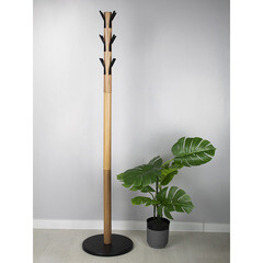 Вешалка напольная металлическая 12 крючков черный муар Sheffilton SHT-CR26 - фото 3