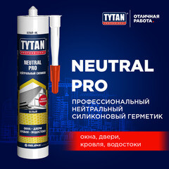 Герметик силиконовый нейтральный Tytan Neutral Pro белый 280 мл - фото 5