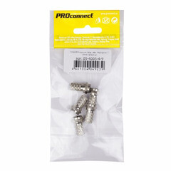 Разъем телевизионный Proconnect F-разъем RG-6 (5 шт.) (05-4003-4-9) - фото 2