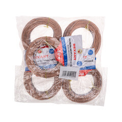 Кабель акустический 2х0,5 мм прозрачный Rexant Blue Line (20 м) - фото 2