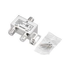 ТВ делитель Rexant 2 F-выхода (05-6001-01) - фото 8