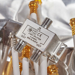 ТВ делитель Rexant 2 F-выхода (05-6001-01) - фото 5