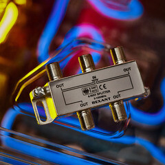 ТВ делитель Rexant 4 F-выхода (05-6003-01) - фото 2