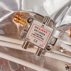 ТВ делитель Rexant Спутник 2 F-выхода (05-6201) - фото 3