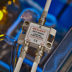 ТВ делитель Rexant Спутник 2 F-выхода (05-6201) - фото 2