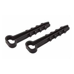 Дюбель-хомут для плоского кабеля Proconnect 5-10 мм черный (100 шт.) (07-4621) - фото 3