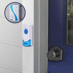 Звонок Rexant RX-2 (73-0020) беспроводной с кнопкой 32 мелодии белый водонепроницаемая кнопка - фото 6