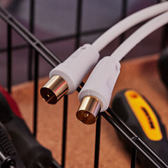 ТВ удлинитель Rexant штекер-гнездо (1,5 м) белый (18-0002) - фото 3