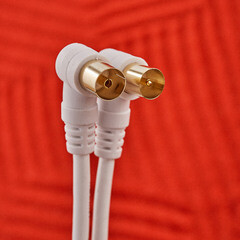 ТВ удлинитель Rexant штекер-гнездо угловой (1,5 м) белый (18-0022) - фото 2