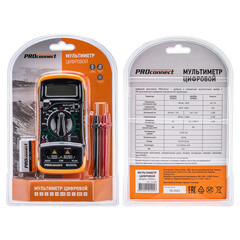 Мультиметр портативный Proconnect MAS830L (13-3021) - фото 2