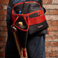 Сумка поясная для инструментов Rexant RE-3 3 отделения 335х285х30 мм (12-5603) - фото 2