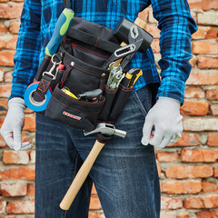 Сумка поясная для инструментов Rexant RE-7 7 отделений 265х260х30 мм (12-5602) - фото 2