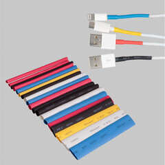 Трубка термоусадочная Rexant Auto Plus ТУТ 2/1 мм 100 мм 5 цветов (20 шт.) - фото 3