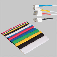 Трубка термоусадочная Rexant Multicolor ТУТ 2/1 мм 100 мм 6 цветов (13 шт.) - фото 2