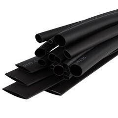 Трубка термоусадочная Rexant Standard ТУТ 2/1 мм 100 мм черная (18 шт.) - фото 6