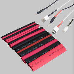 Трубка термоусадочная Rexant Maximum ТУТ 2/1 мм 100 мм 2 цвета (14 шт.) - фото 4