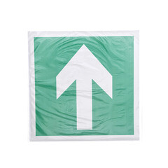 Наклейка Rexant эвакуационный знак Направляющая стрелка самоклеящаяся 200х200 мм (5 шт.) - фото 2